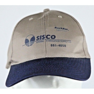 Vintage Brown Snapback Cap Sisco Sprinkler Irrigation Systems Rain Bird Hipster  eb-51455846